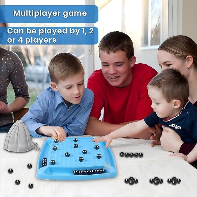 Magnetic Battle Game with 20 Steel Balls ? Strategy Board Game for Family
